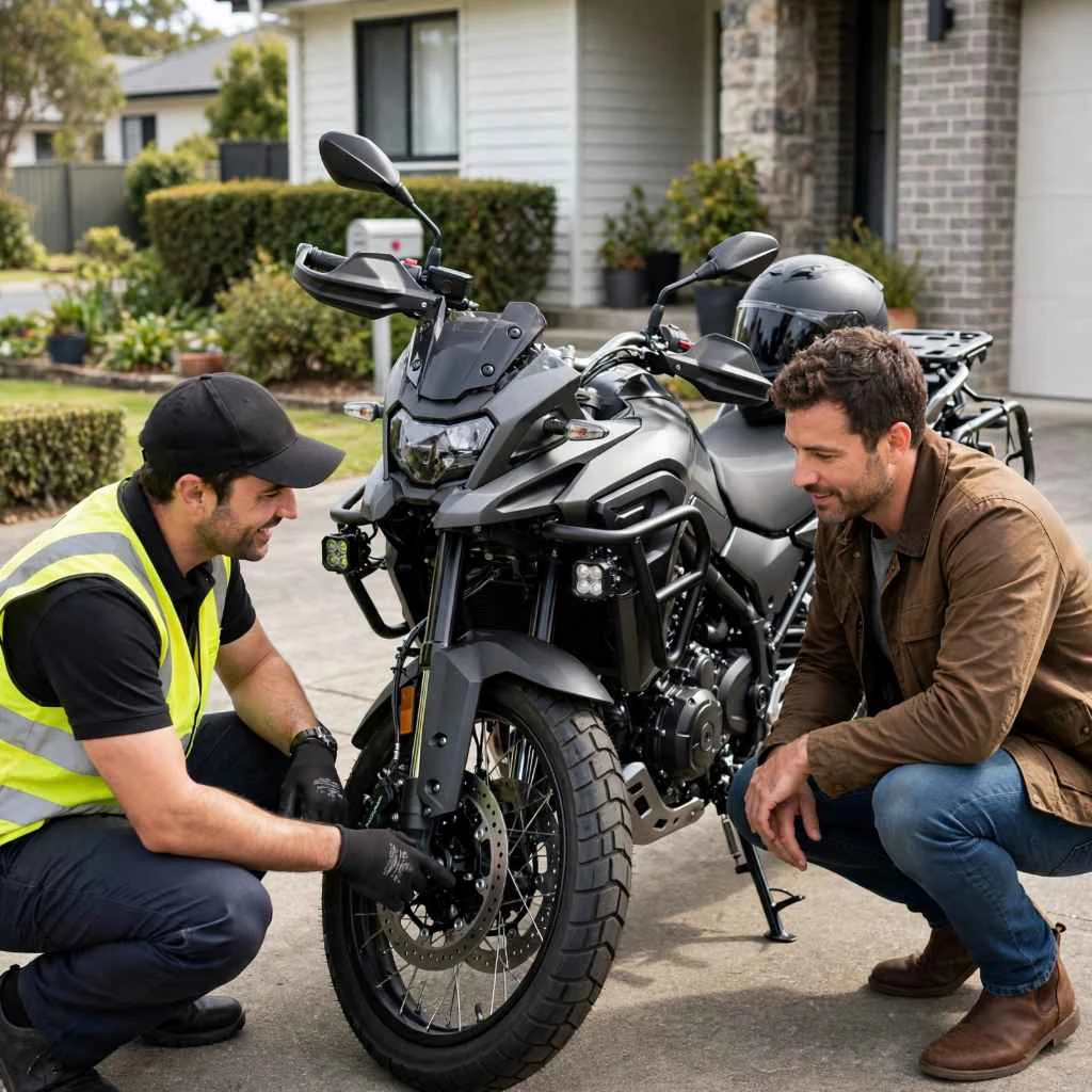 Open Carrier Transporting Motorcycles Safely