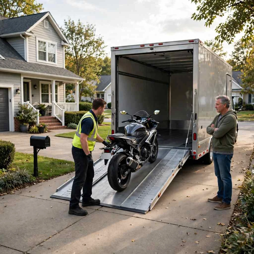 Enclosed Trailer For Motorcycle Transport
