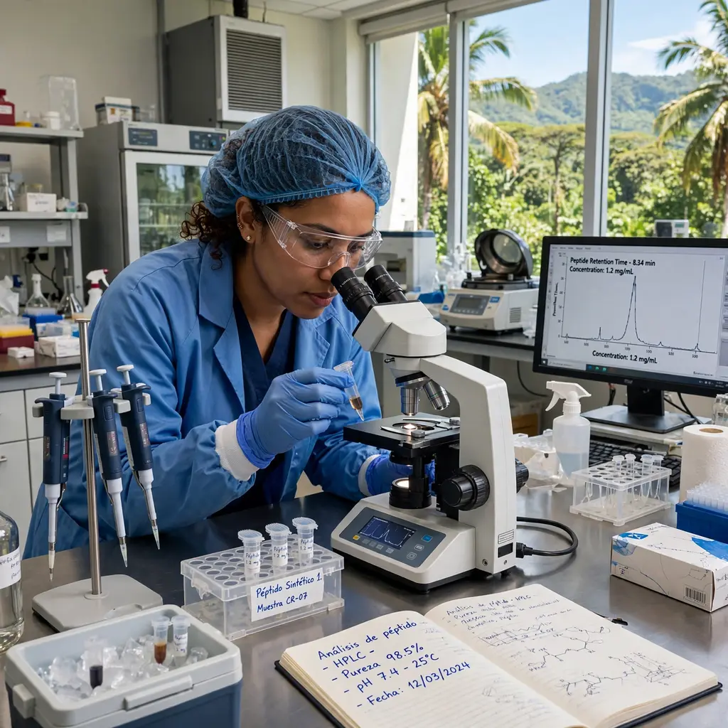 Microscopic Peptide Purity Analysis