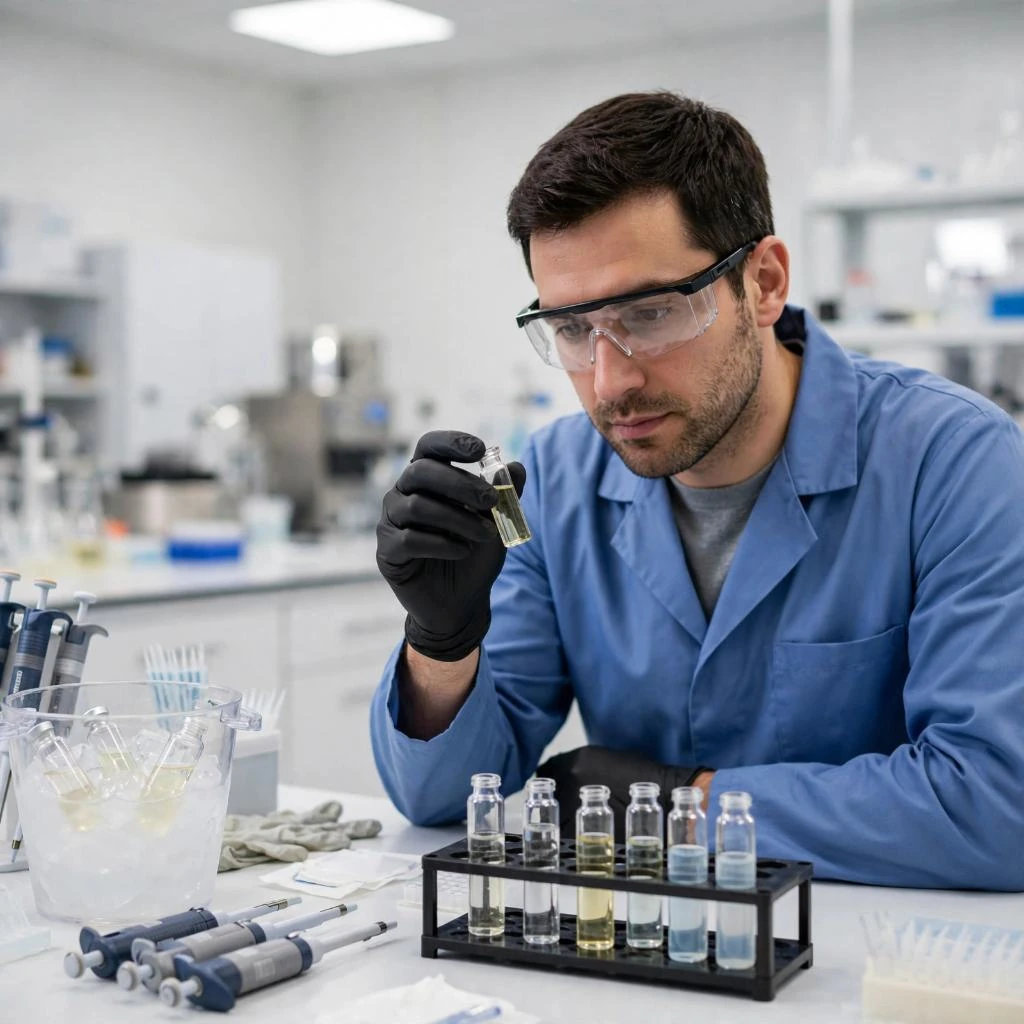 Peptide Purity Verification Process